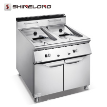 900 Series Central Cooking Range Gas/Electric Industrial Deep Fryer Machine with 2-tank 2-basket